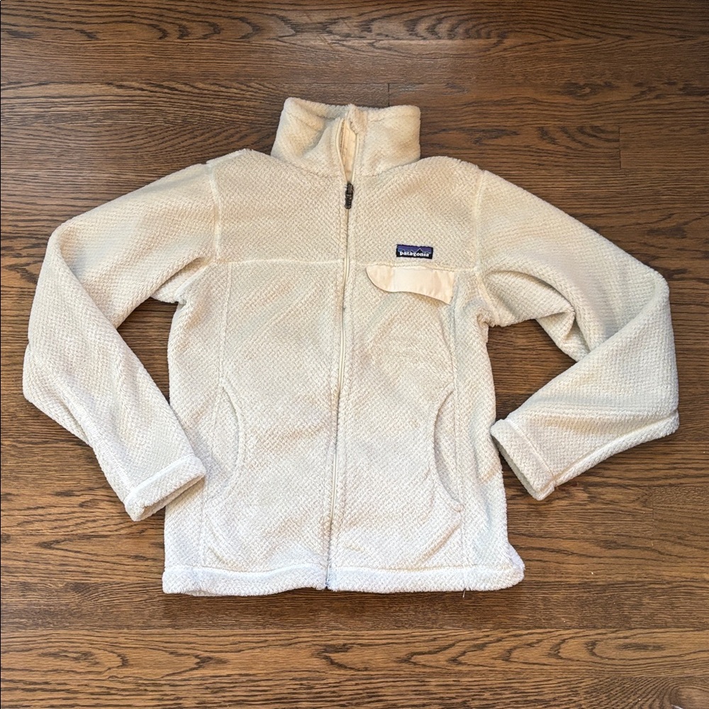 Patagonia Women’s XS Ivory Fleece Jacket - Full Zip